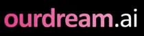 The official logo for OurDream.ai in pink and white text.